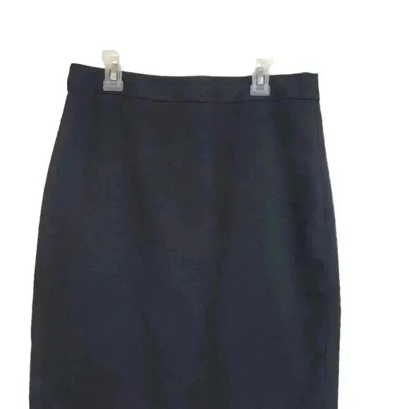 Banana Republic Women's Black Poly/Rayon/Spandex Classic Sloan Pencil Lined Skir - Picture 6 of 11